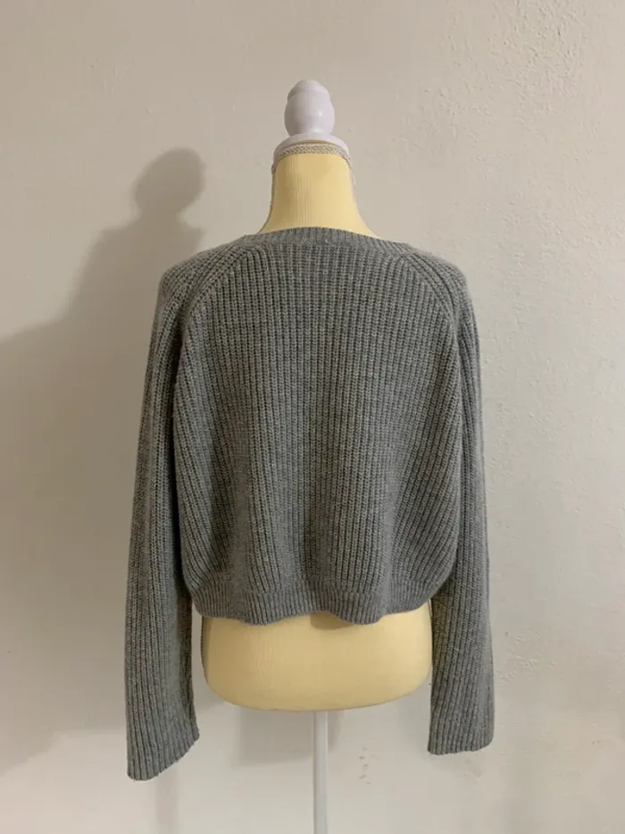 Pull court gris – Topshop – Taille 44 - photo numéro 3