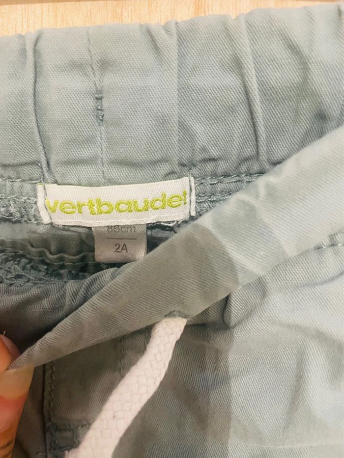 Short uni vertbaudet, élastique à la taille 2 ans - 86 cm - photo numéro 4