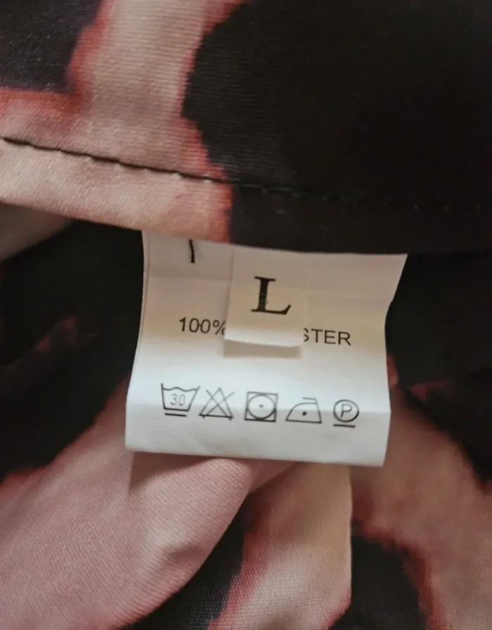 Chemise léopard manches volantées avec cordon Taille L Neuve - photo numéro 5