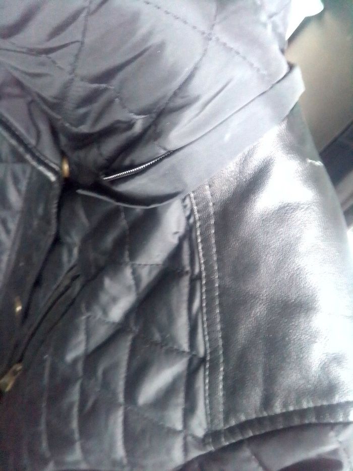 Veste matelassée avec liseret en cuir RALPH LAUREN - photo numéro 6