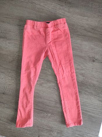 Jean skinny 4 ans in extenso corail