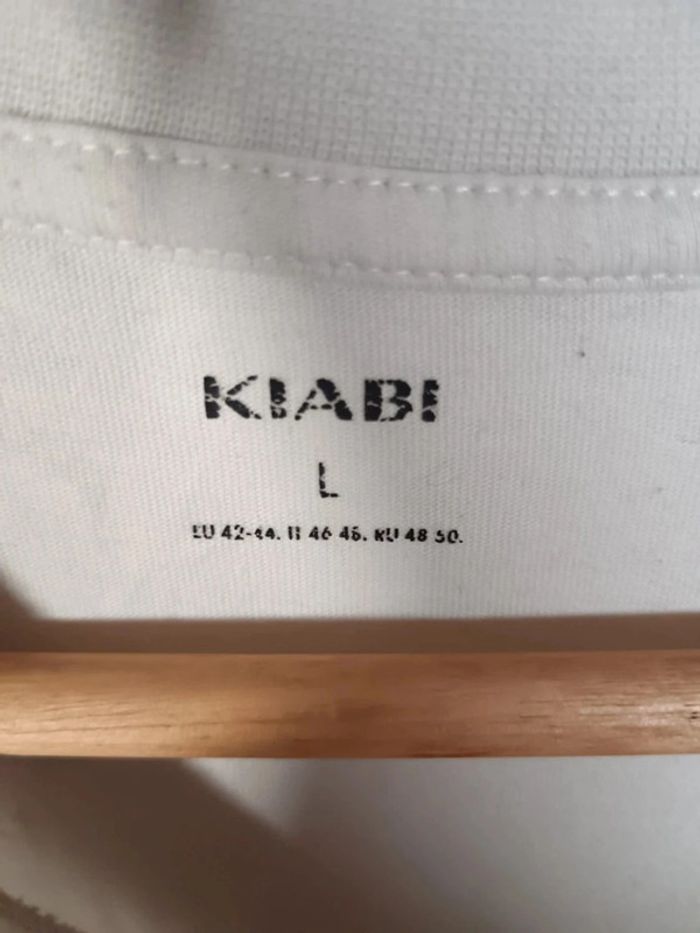 T-shirt blanc kiabi 40 - photo numéro 3