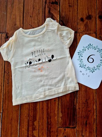 T-shirt manches courtes 6 mois