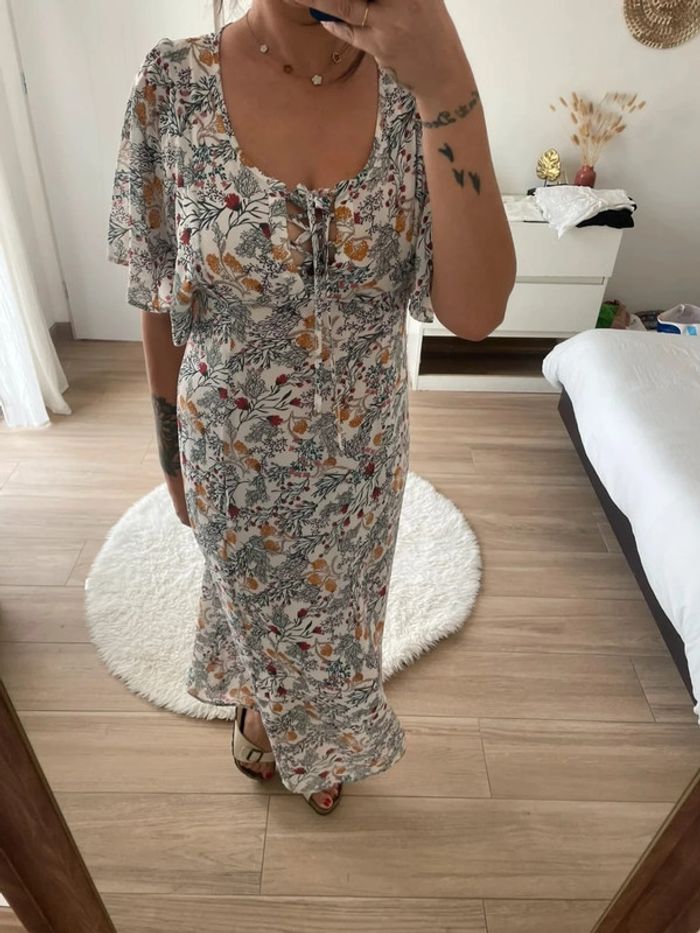 Robe longue d’été camaïeu