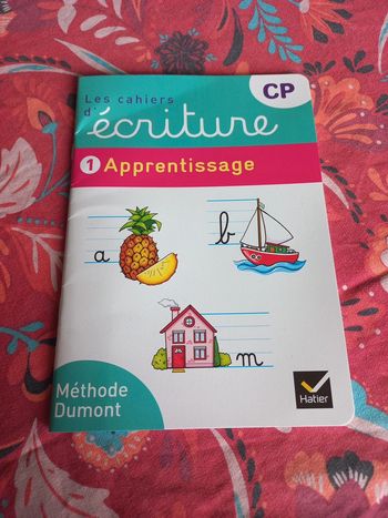 Cahier d'écriture Dumont cp neuf