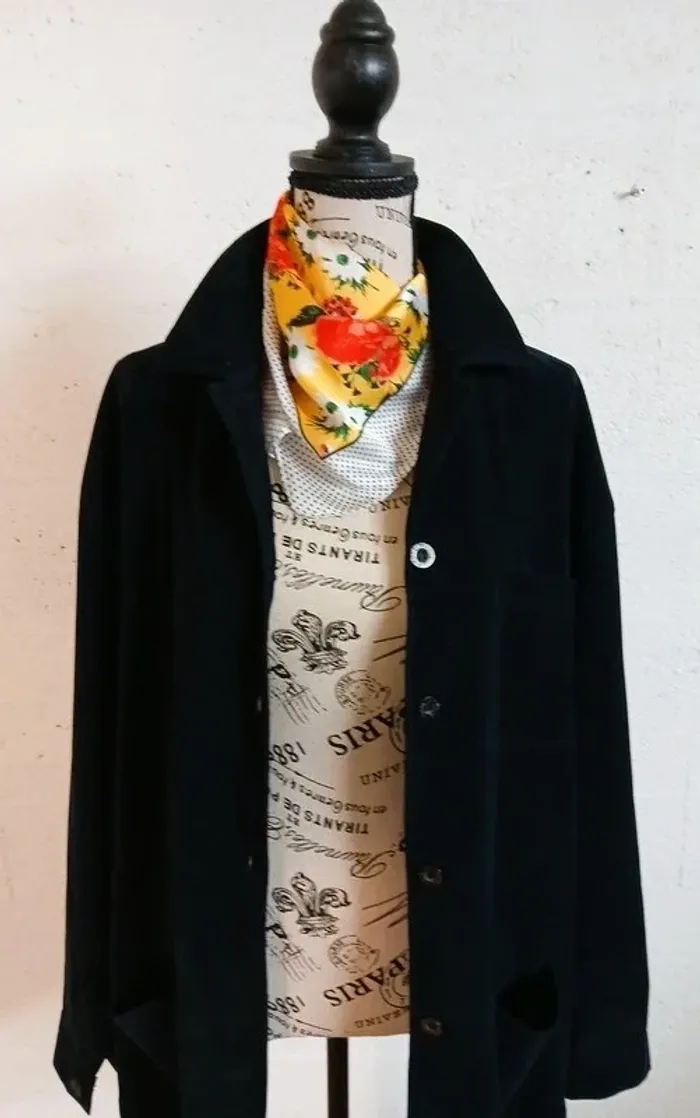 Surchemise noire JP Mode – taille unique– Très bon état 🖤 - photo numéro 7