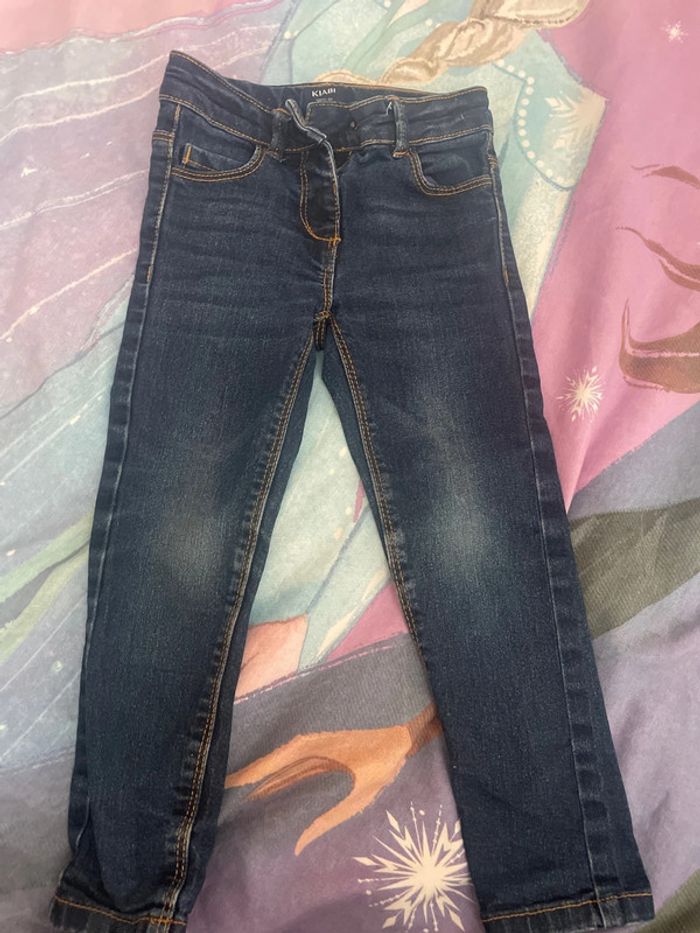 Jean fille bleu slim Kiabi 3 ans