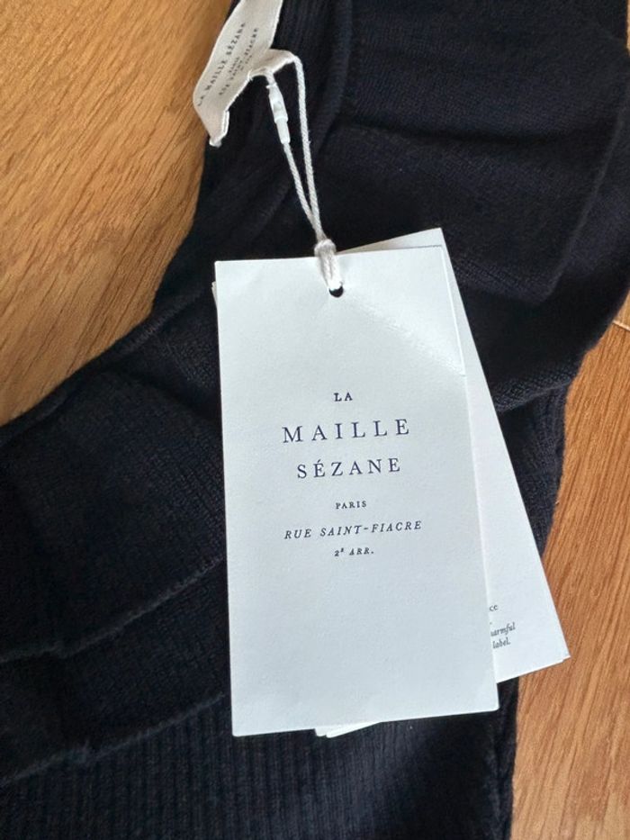 Body noir Sézane taille L body Isabella Sézane en maille neuf avec étiquette - photo numéro 2