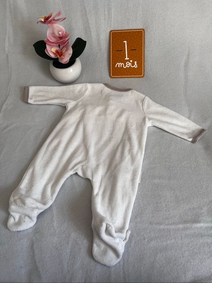 Pyjama velours 1 mois - photo numéro 2
