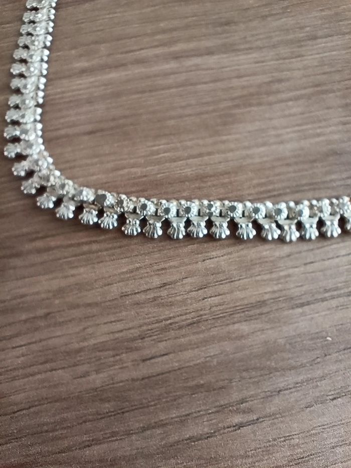 Bracelet cheville argenté - photo numéro 3