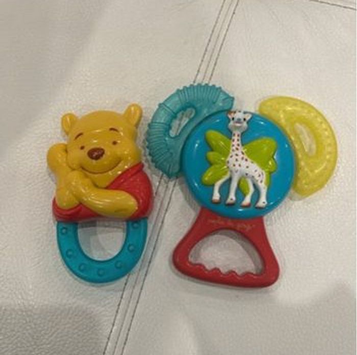 Lot de jouet bébé girafe Sophie et Winnie Disney