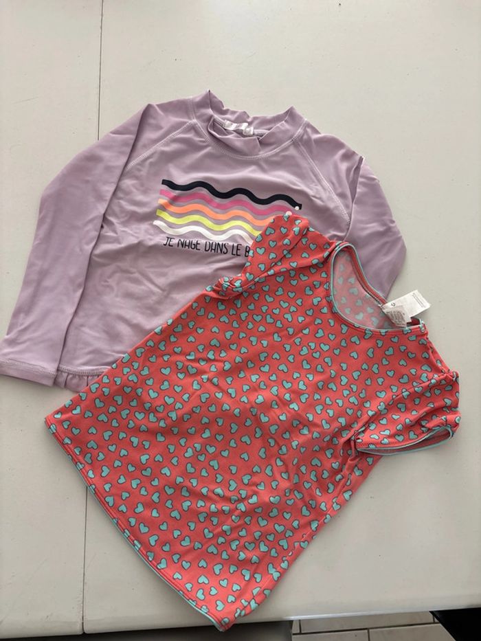 Lot de 2 maillots UV 3 ans