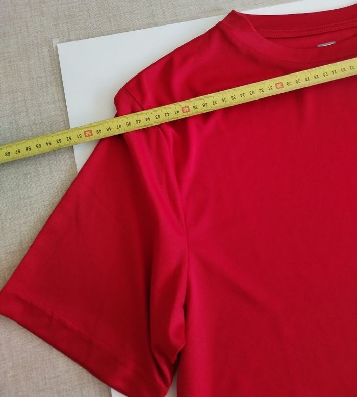 Tee-shirt rouge ITS taille L - photo numéro 6