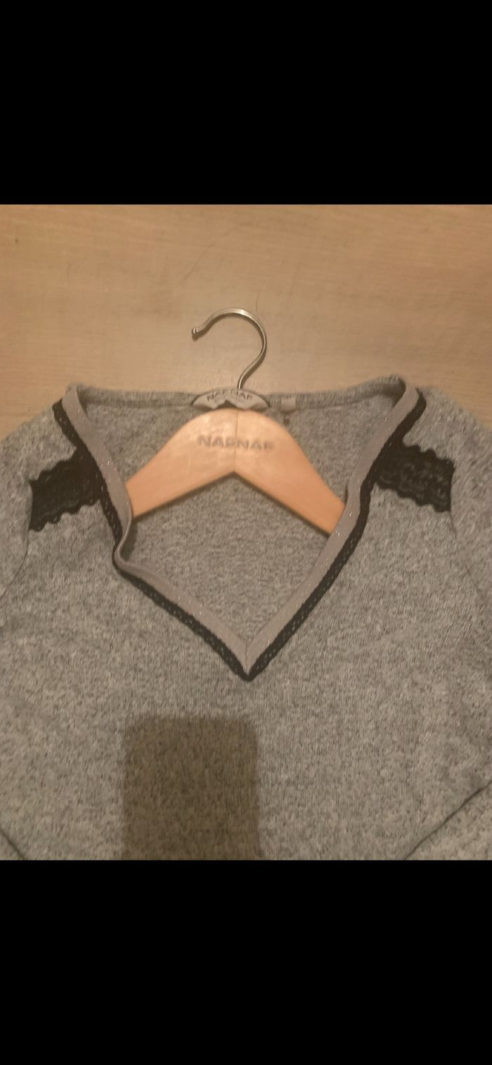 Haut femme marque nafnaf avec ceintre d’origine taille S - photo numéro 2