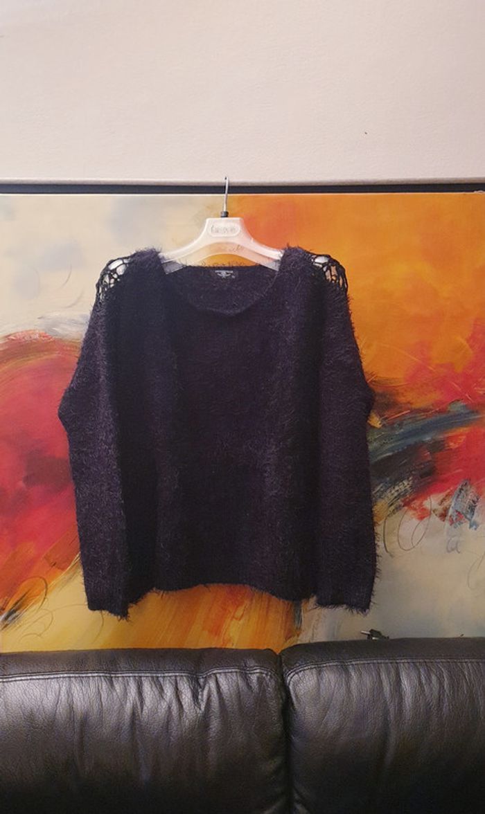 Neuf !Magnifique pull chaud et très féminin a la fois taille Unique - photo numéro 3