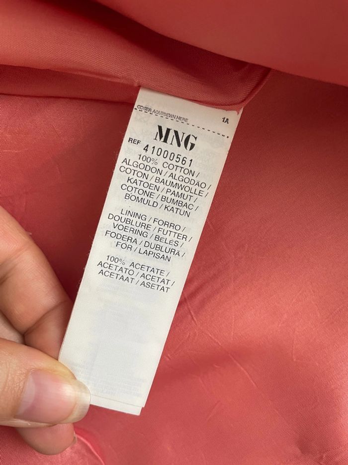 Manteau Mango rose - photo numéro 4