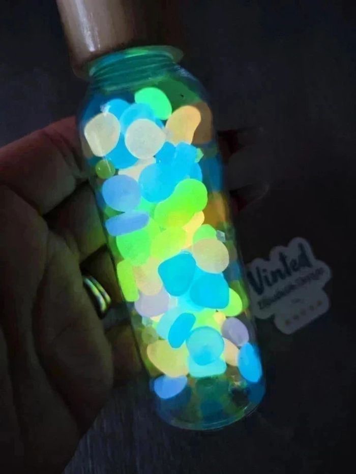 Bouteille sensorielle lumineuse Snoezelen retour au calme galets - photo numéro 3