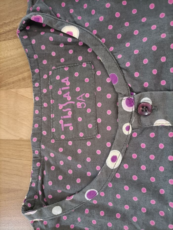 Chemise manches longues violet rose 5 ans Tissaia - photo numéro 5