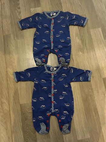 Lots de deux pyjama petite baleine