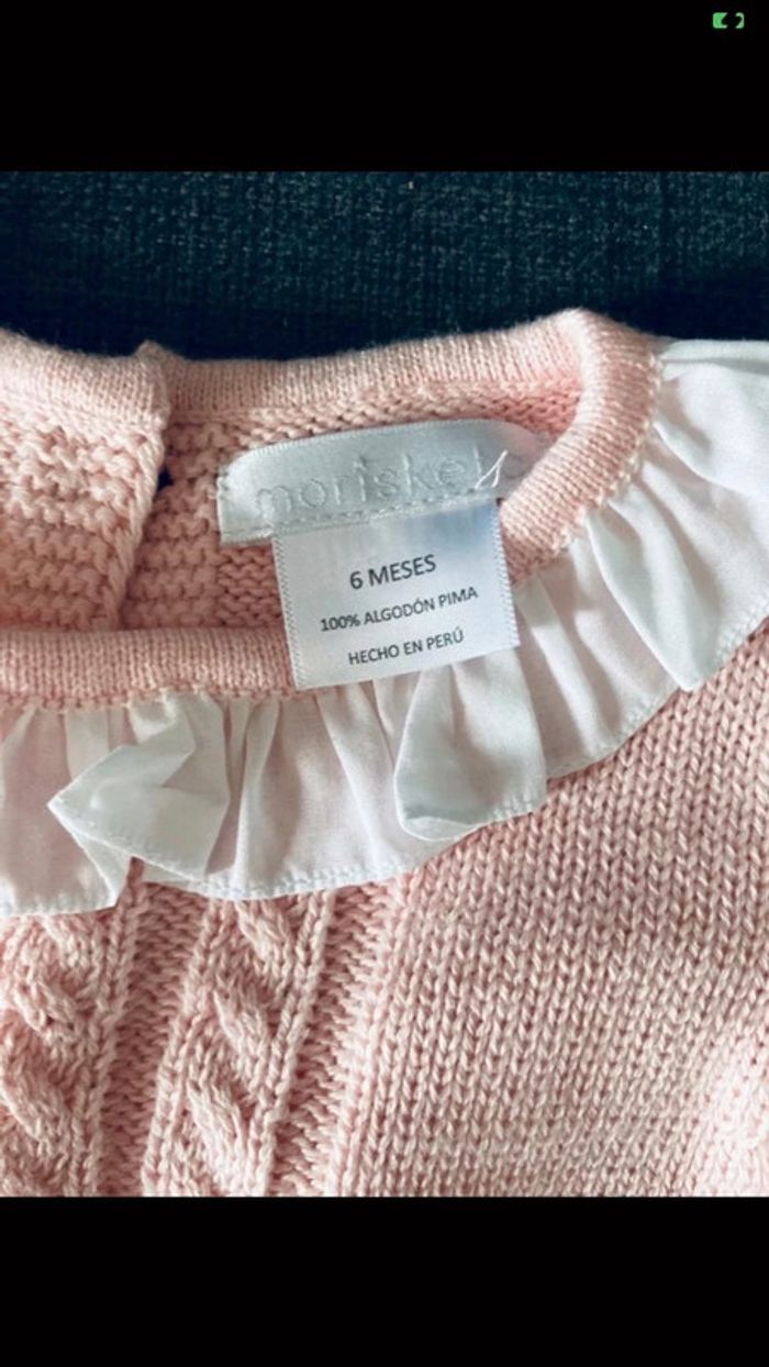 Ensemble fille 2 pièces 6 mois morisketa 100 % coton - photo numéro 9