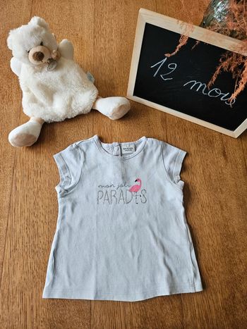 T shirt manches courtes 12 mois