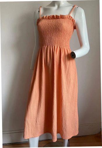 Robe bustier longue Abricot H&M taille S