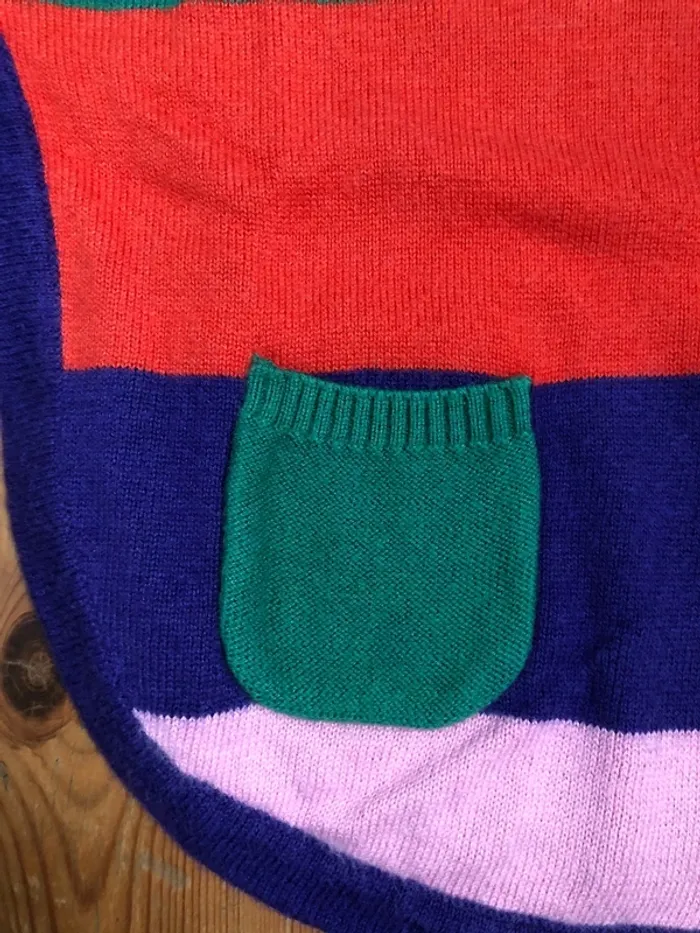 Ensemble poncho - bonnet - écharpe Kenzo - photo numéro 2