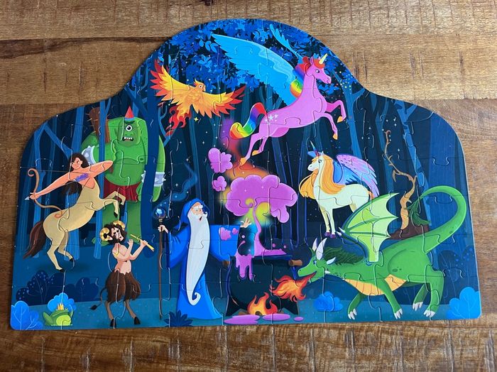 Livre et puzzle - La forêt enchantée - photo numéro 2