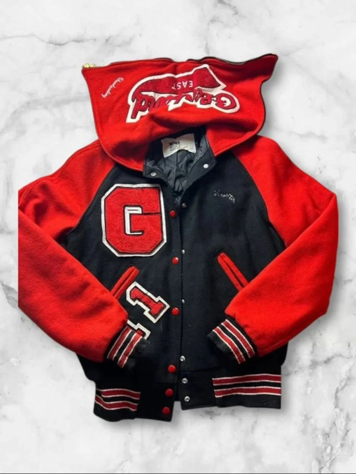 Teddy Varsity College Letterman Vintage “Glenbard East Cheerleading” Made in USA