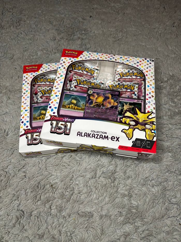 Coffret Alakazam 151 x 2 - photo numéro 2
