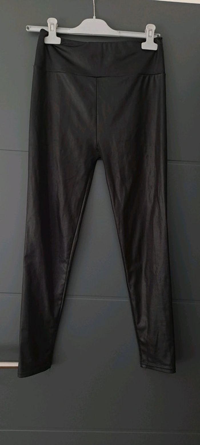 Leggings effet enduit