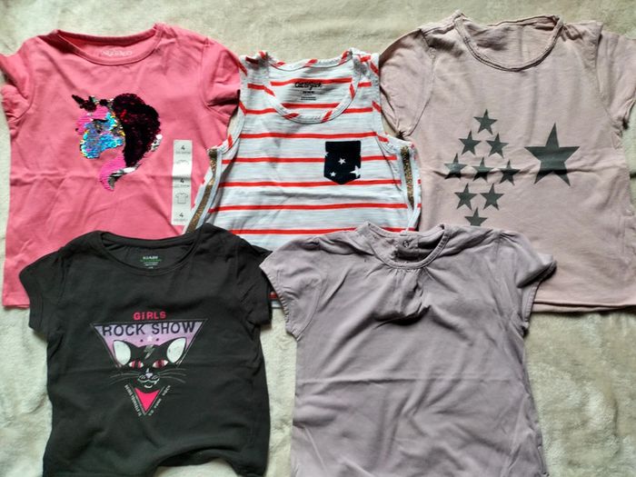 Lot de 5 hauts manches courtes - photo numéro 2