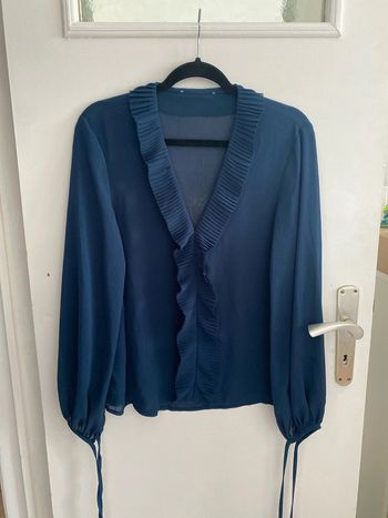 Blouse Bleu voile