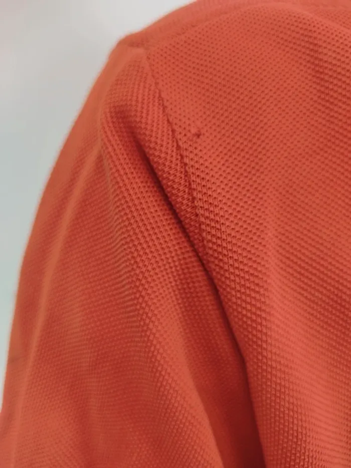Polo Lacoste Orange - Vintage homme - taille 5 XXL - A622 - photo numéro 7