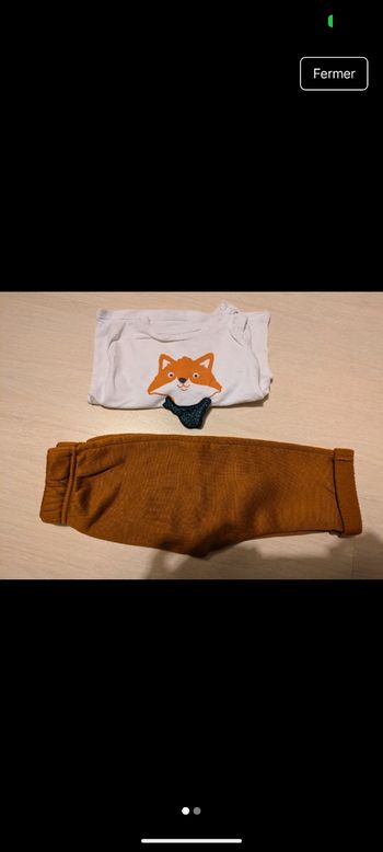 Ensemble tee-shirt manches longues et pantalon