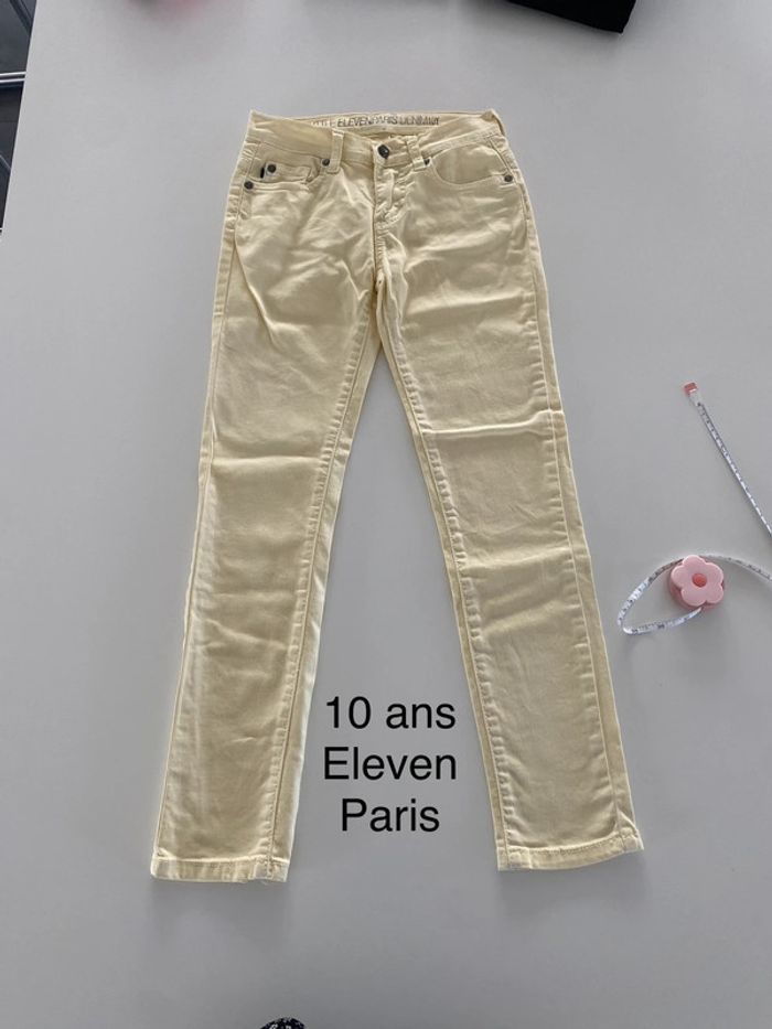 Jean jaune ElevenParis 10 ans