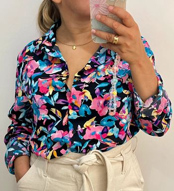 Chemise Imprimée Colorée Taille M
