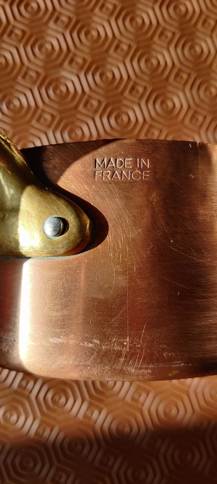 Casseroles en cuivre made in France - photo numéro 5