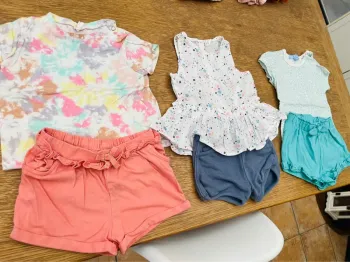 Lot d’ensembles été fille 18 mois