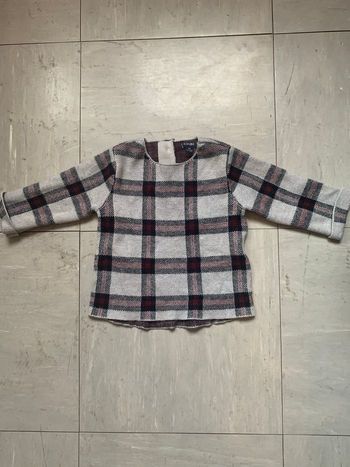 Tee shirt à carreaux kiabi 3 mois