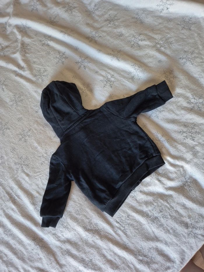 Veste zippé bleu marine 3 mois kiabi - photo numéro 4