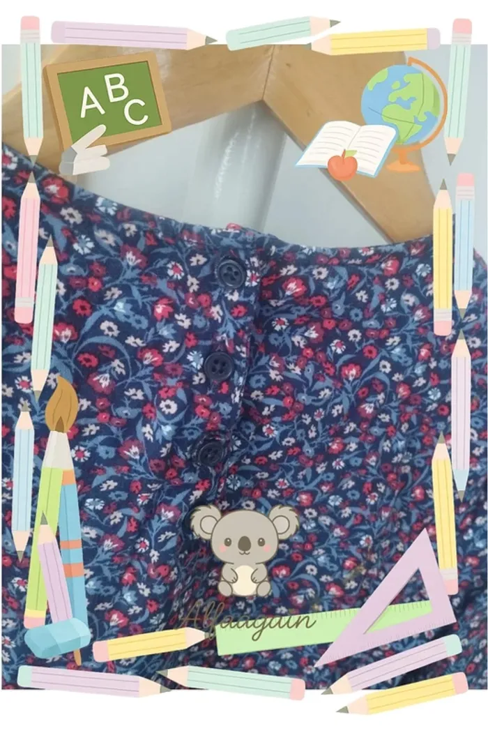 Blouse Vertbaudet fleurie 9ans - photo numéro 8