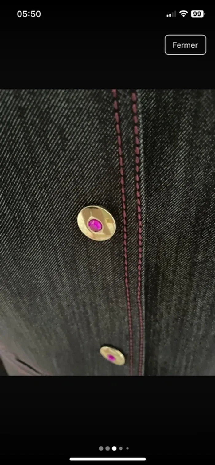 💎Petite pépite, magnifique blazer en 38 de la prestigieuse marque Un jour Ailleurs excellent état - photo numéro 3