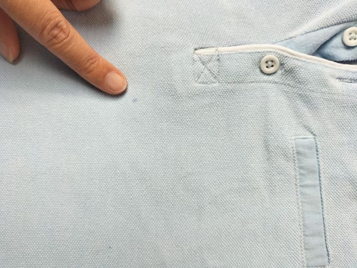 Polo bleu ciel - photo numéro 2