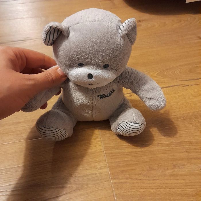 Petite peluche ours gris musty - photo numéro 2