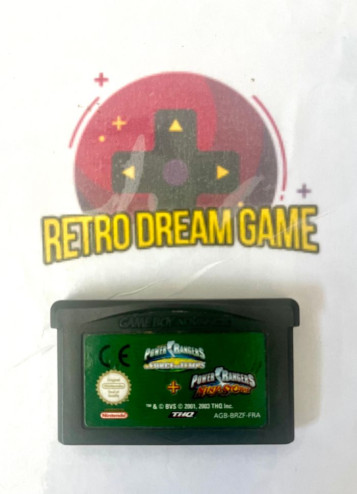 Power rangers la force du temps + ninja storm pour game boy advance