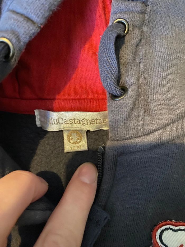 Veste lulu castagnette taille 12 mois - photo numéro 2