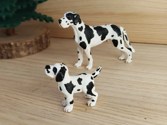 Schleich chien chiot dogue dalmatien Figurine animal de compagnie - photo numéro 3