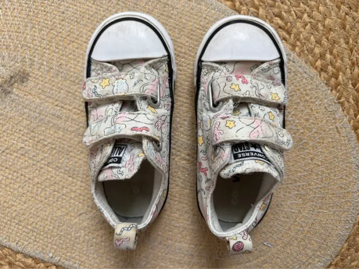 Baskets scratch enfant Mermaid beige Converse 23 - photo numéro 9