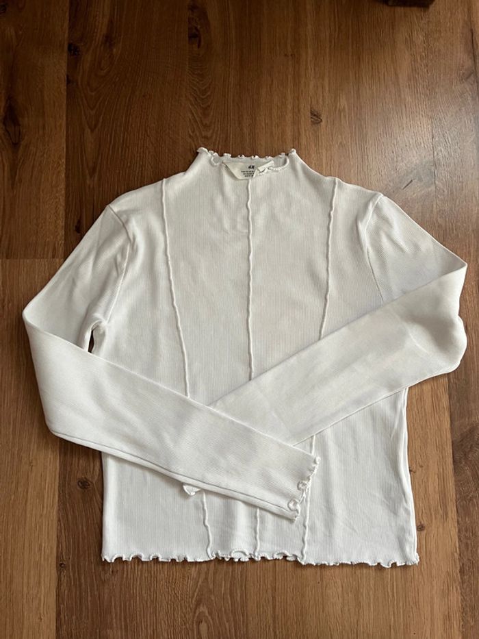 Tee-shirt manches longues fille 14 ans H&M - photo numéro 4
